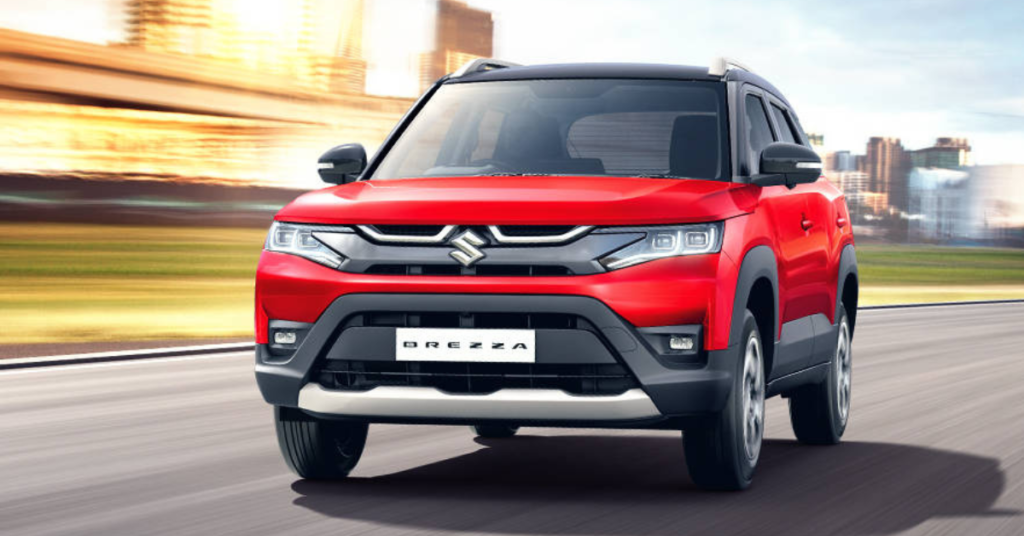 Maruti Suzuki Brezza with 4-star safety rating – safe car under ₹10 lakhs
