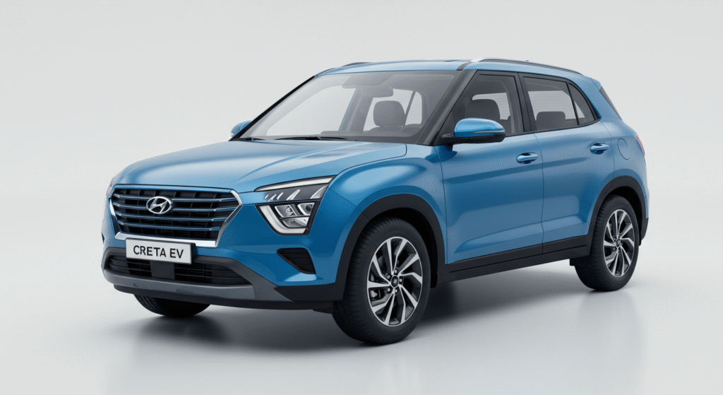 Hyundai Creta EV – upcoming electric SUV in India under ₹15 lakhs (2025)