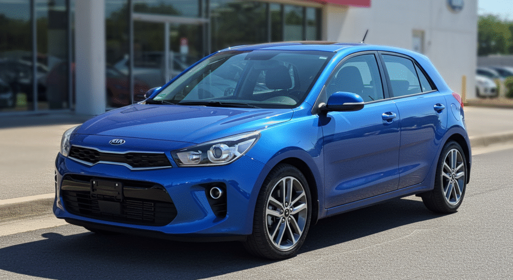 Kia Rio 2025 – stylish and affordable hatchback making its India debut under ₹15 lakhs