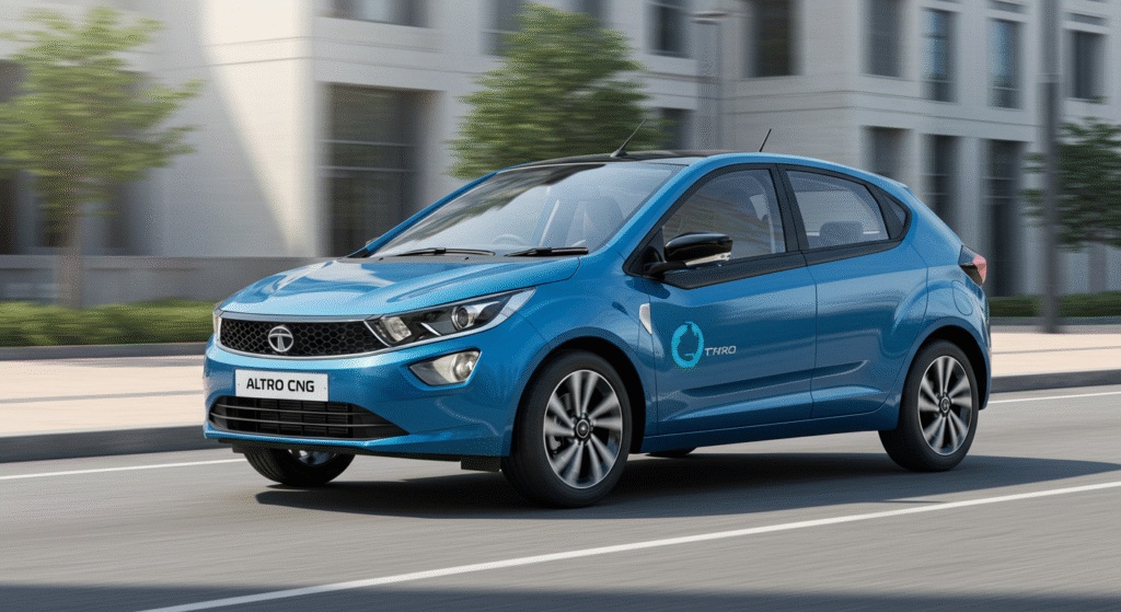 Tata Altroz CNG 2025 – premium hatchback with factory-fitted CNG under ₹15 lakhs in India